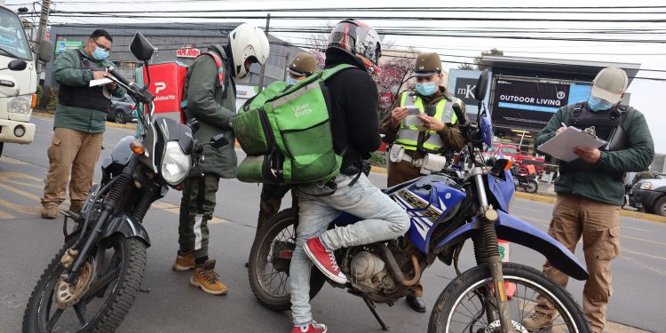 Municipio retira motocicletas «delivery»