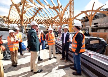 Visita a las obras del Mercado Municipal