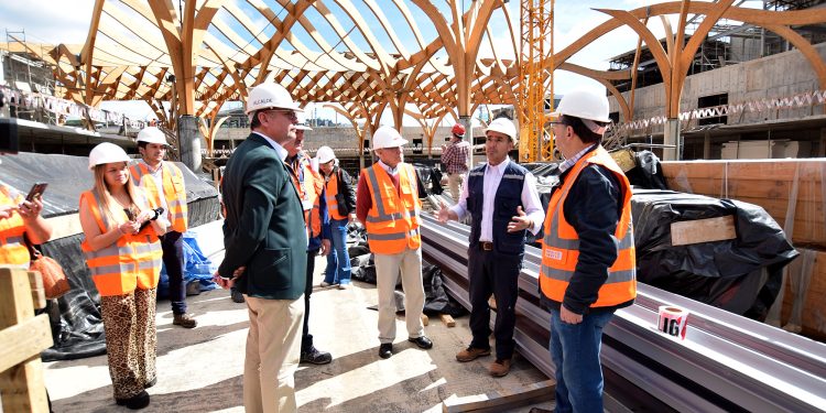 Visita a las obras del Mercado Municipal