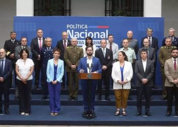 Presidente Boric presentó la primera Política Nacional contra el Crimen Organizado