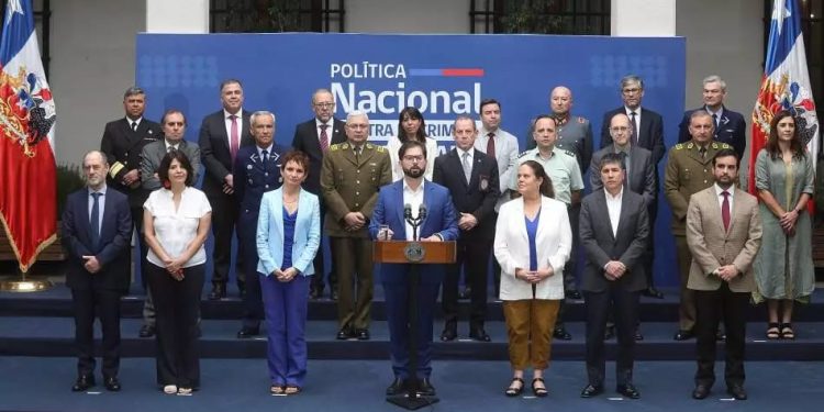 Presidente Boric presentó la primera Política Nacional contra el Crimen Organizado