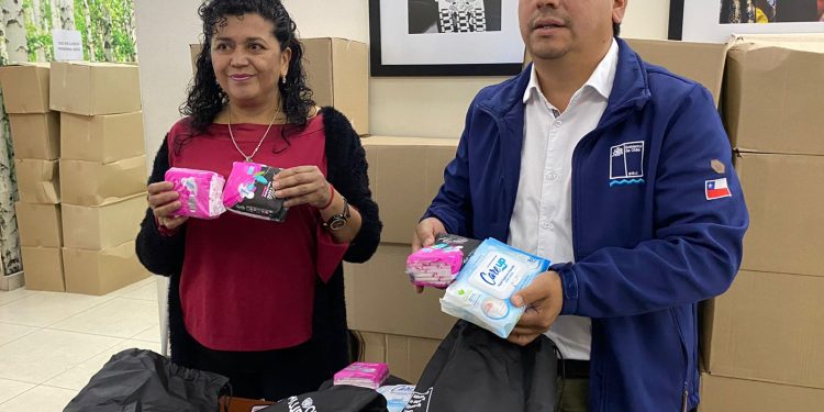 Mil kits de higiene menstrual para mujeres de La Araucanía