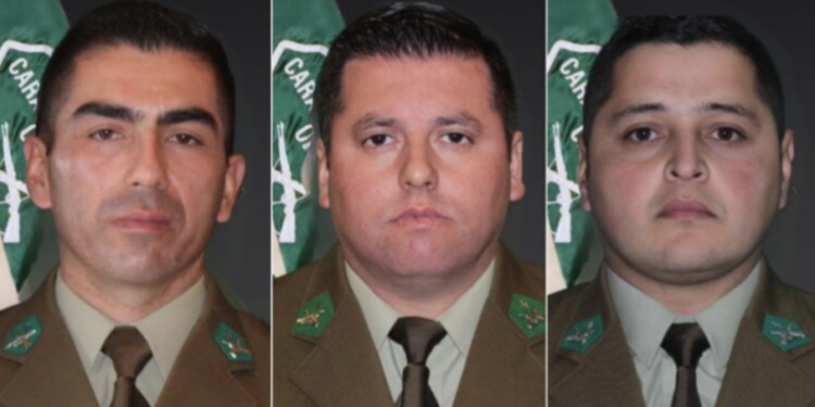 Detenidos tres sospechosos del asesinato de carabineros