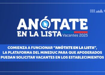 Comienza «Anótate en la Lista», la plataforma para solicitar vacantes en los establecimientos educacionales