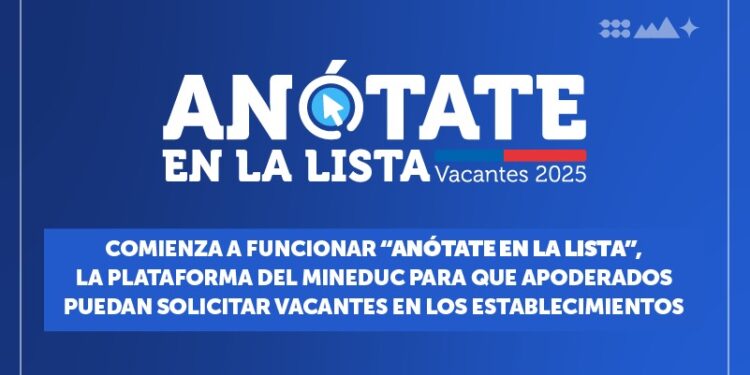 Comienza «Anótate en la Lista», la plataforma para solicitar vacantes en los establecimientos educacionales