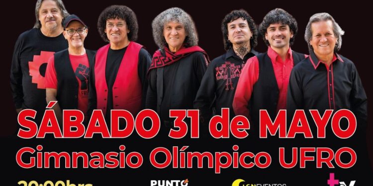 Illapu vuelve a                                                                                                                                  Temuco para  repasar sus más grandes canciones de los noventa
