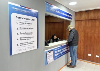 Pago electrónico en buses del transporte público: habilitan centros de atención al usuario en Temuco y Padre Las Casas