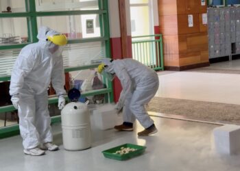 Inédito simulacro de emergencia en Liceo Pablo Neruda