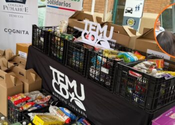 Por segundo año consecutivo el Colegio Pumahue entrega casi media tonelada de alimentos al Ecomercado Solidario de Temuco